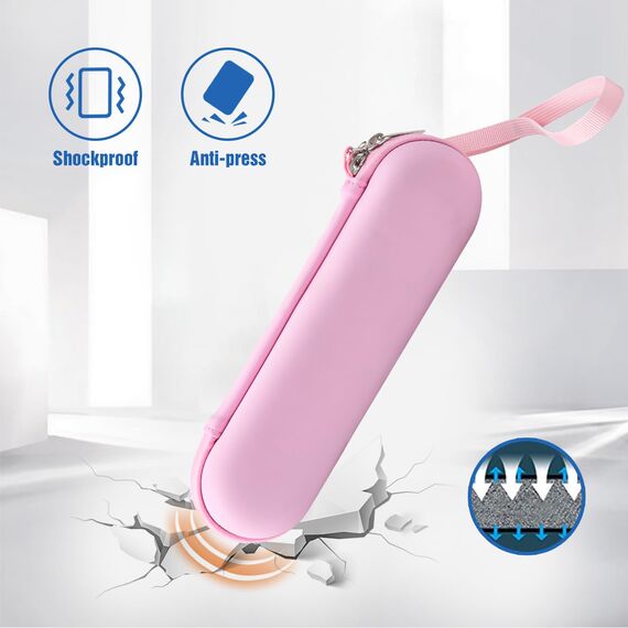 ProCase Elektrische Zahnbürste Etui für Oral B/Oral-B Pro/Oral-B iO Series/Philips Sonicare Electric Toothbrush Hülle Oral B Reiseetui Elektrischer Zahnbürstenhalter Travel Case -Rosa