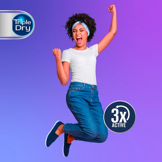 Triple Dry Anti-Transpirant Creme Stick | Stick gegen starkes Schwitzen | 100h Schutz | 45ml (Packung mit 2)
