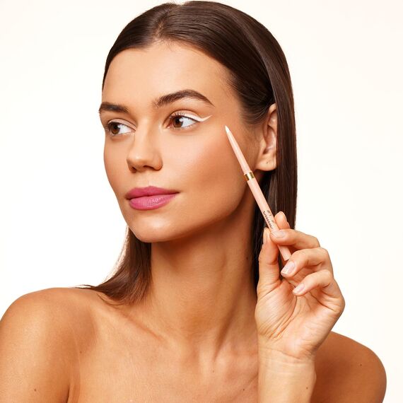 OULAC Weiß Kajal und Eyeliner Wasserfest, Wischfester Matter Eye Liner Stift Hält 24 Stunden+, Hochpigmentierter Seidiger Drehbarer Kajalstift, Vegan (13) White Waves