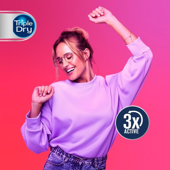 Triple Dry Anti-Transpirant Spray Fresh| Deo-Spray gegen starkes Schwitzen | Antibakterielles Deodorant für 100h Schutz | Frisch duftendes Antiperspirant | 150ml (Packung mit 4)