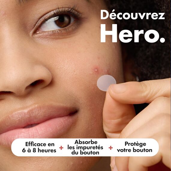 Mighty Patch Original Pickel-Patches von Hero Cosmetics, kleine Hydrokolloid-Pflaster zur Aknebehandlung, 72 Stück (Packung mit 3)