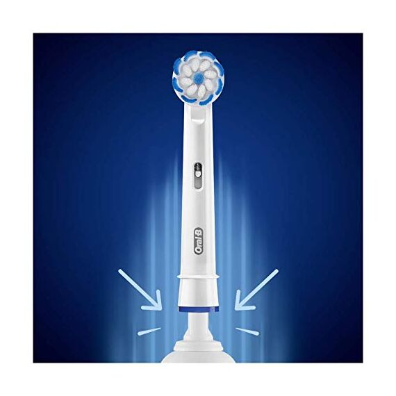 Oral-B Sensitive Clean b眉rstenk枚pfe f眉r elektrische Zahnb眉rste, Packung mit 4 St眉ck.