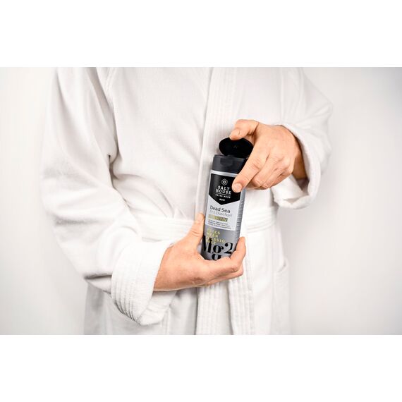 Salthouse Totes Meer Männer 3in1 Duschgel Sensitiv, mit Algenextrakten, für sensible Männerhaut, 250 ml (Packung mit 4)