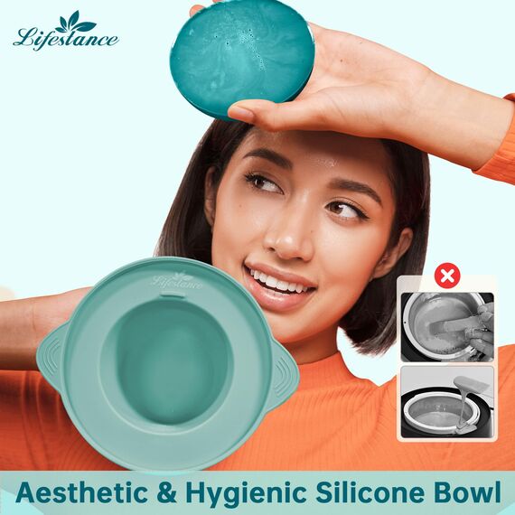 Lifestance Waxing Set - Mintgrün L3 Wax Maschine zur Wachs Haarentfernung mit Grobes Haar und Hin Flaum, heisswachs haarentfernung für Bikini-Bereich, Augenbrauen, Achselhöhle, Gesicht, Beine