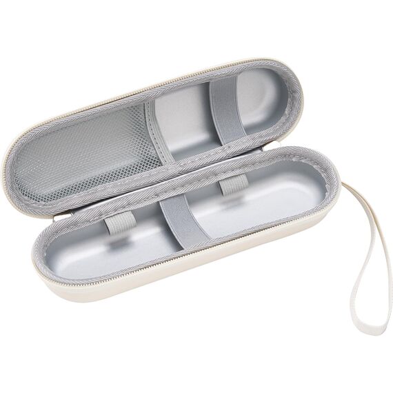 ProCase Elektrische Zahnbürste Etui für Oral B/Oral-B Pro/Philips Sonicare Electric Toothbrush Hülle Oral B Reiseetui Elektrischer Zahnbürstenhalter Behälter Travel Case -Beige