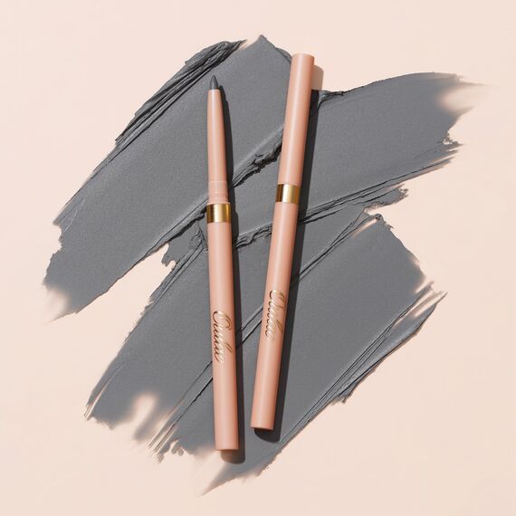 OULAC Grau Kajal und Eyeliner Wasserfest, Wischfester Matter Eye Liner Stift Hält 24 Stunden+, Hochpigmentierter Seidiger Drehbarer Kajalstift, Vegan (14) Grey Stone