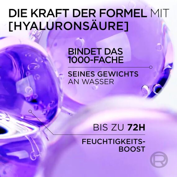 L'Oréal Paris Elvital Hydra Hyaluronic feuchtigkeitsspendendes XXXL Shampoo für glänzendes Haar, Hyaluron Shampoo für einen Feuchtigkeitsboost & Schutz, langanhaltende Feuchtigkeit und Pflege, 1000ml
