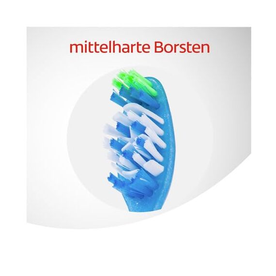 Colgate Zahnbürste Max White, mittel ,1 Stück - Handzahnbürste für natürlich weiße Zähne, mit mittelharten Borsten
