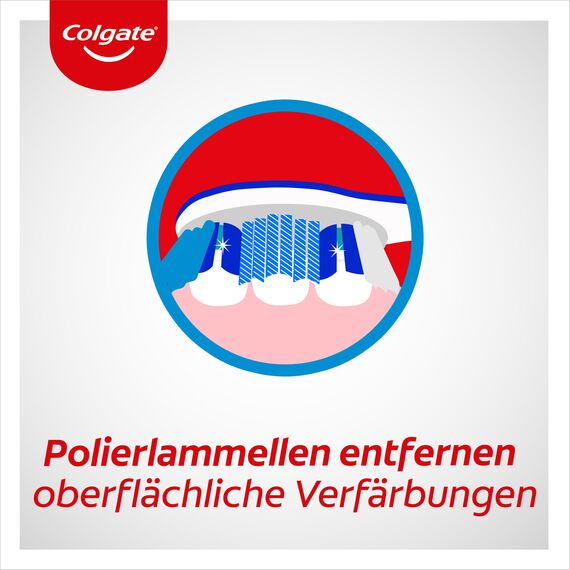 Colgate Zahnbürste Total Rundum-reinigung, mittel, 2 Stück - Handzahnbürste reinigt Zahnoberflächen, Zunge, Wangen und bis tief in die Zahnzwischenräume, mit mittelharten Borsten