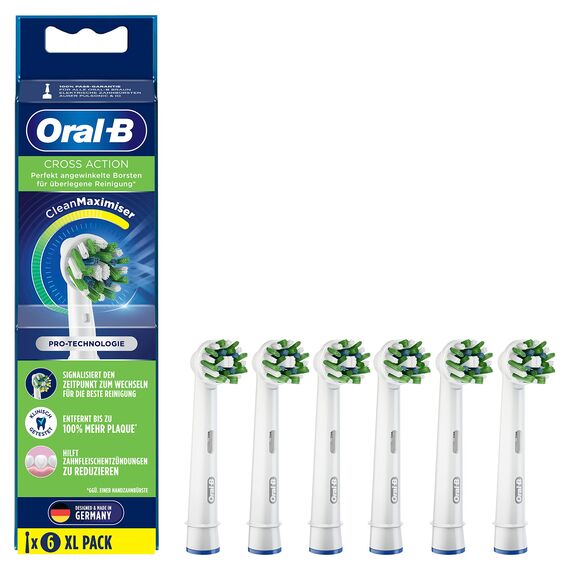 Oral-B Aufsteckbürsten CrossAction CleanMaximizer 6er
