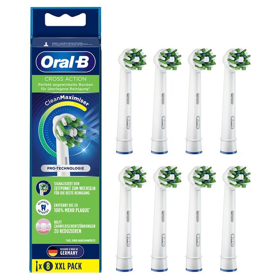 Oral-B Aufsteckbürsten CrossAction CleanMaximizer 8er