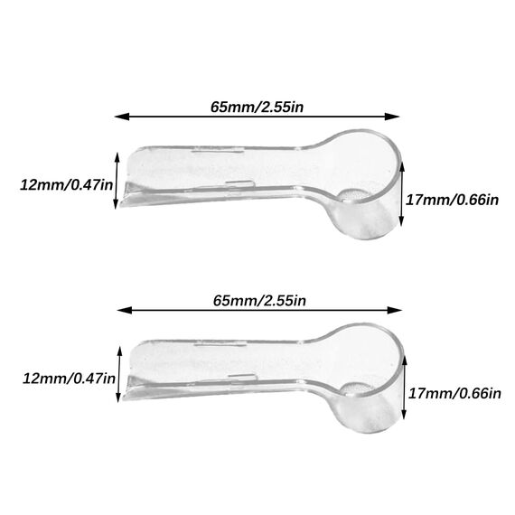 CCLKHY Zahnbürsten Abdeckungen, 2 Pcs Elektrische Zahnbürste Schutzhülle, Zahnbürstenhülle, Ersatzköpfe Zahnbürste Schutzhülle, Kunststoff Zahnbürstenschutz