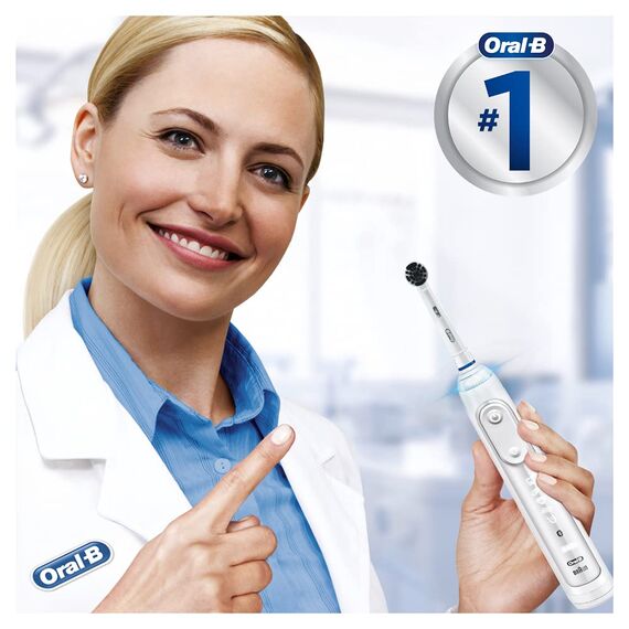 Oral-B Pure Clean Aufsteckbürsten für elektrische Zahnbürste, 3 Stück, mit Aktivkohle-Borsten, Zahnbürstenaufsatz für Oral-B Zahnbürsten