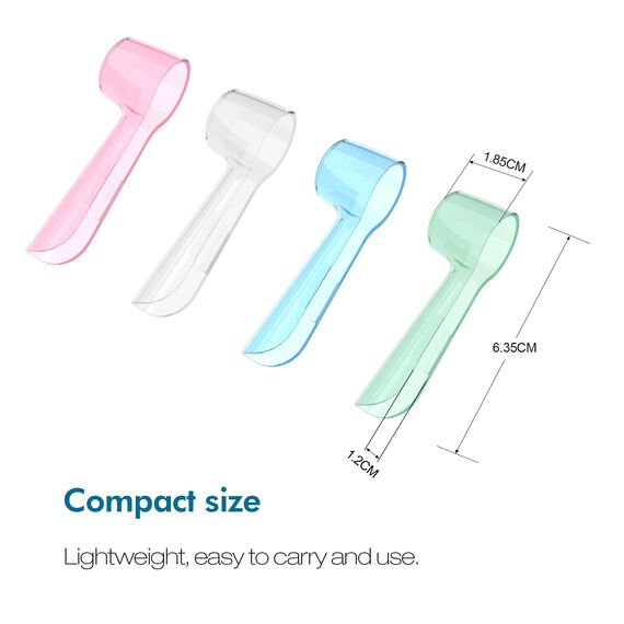 seplouis Abdeckung für elektrischen Zahnbürstenkopf, kompatibel mit Oral B Zahnbürstenkopf, Mehrfarbig, Packung mit 8 Stück