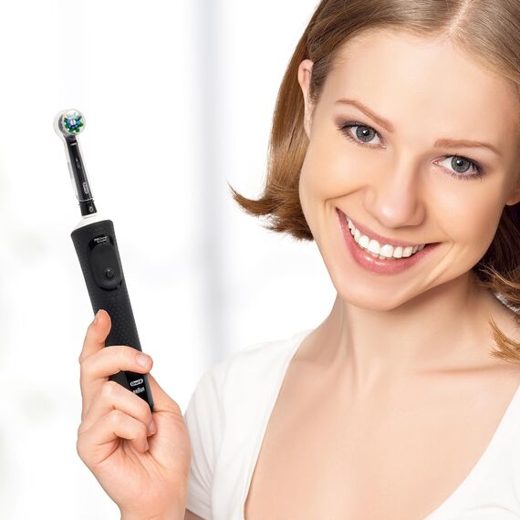 Zahnbürstenschutzkappen kompatibel mit Oral B elektrischen Zahnbürsten, 8er-Set (Durchsichtig)