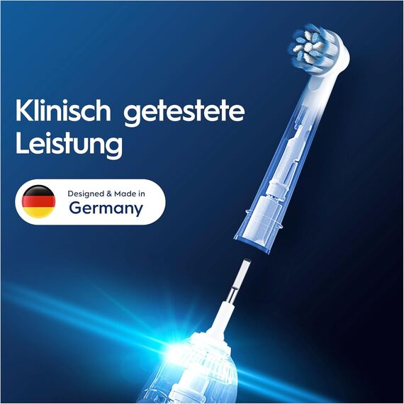 Oral-B Pro Sensitive Clean Aufsteckbürsten — ORIGINAL Zahnbürstenaufsatz für Elektrische Oral-B Pro Zahnbürsten — Ersatzbürsten, Bürstenköpfe — Weiß, 12 Stück