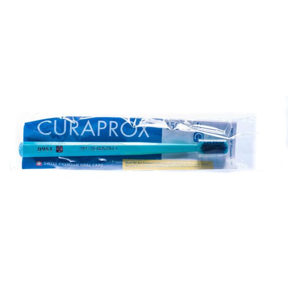 CURAPROX 5 x Zahnbürste CS 1560 Soft - Handzahnbürste für Erwachsene mit 1560 Soft CUREN Borsten - 5 Stück, Weiß