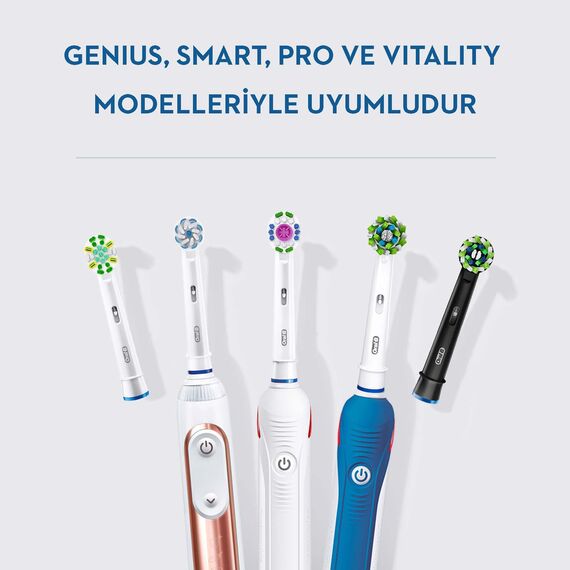 Oral-B Crossaction Set mit 8 Bürsten mit CleanMaximiser-Technologie, 8 Stück