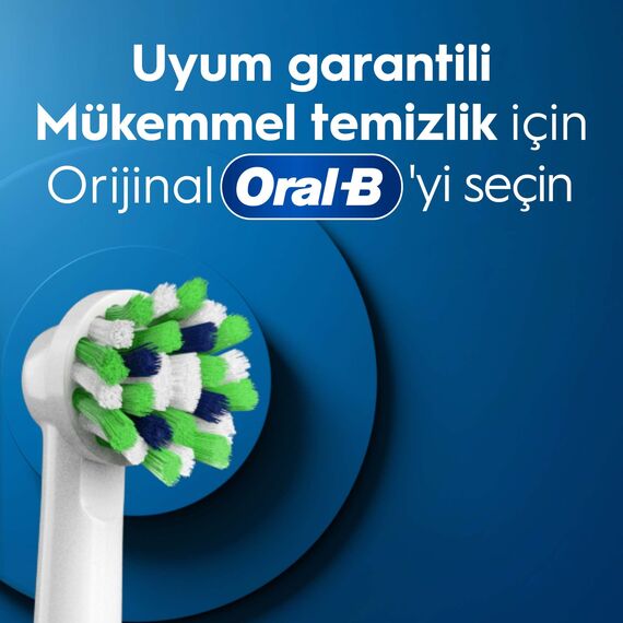 Oral-B Crossaction Set mit 8 Bürsten mit CleanMaximiser-Technologie, 8 Stück