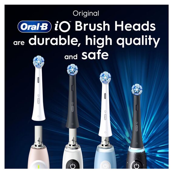 Oral-B iO Ultimate Clean Zahnbürstenköpfe, Schwarz, 2 Stück