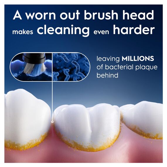 Oral-B iO Ultimate Clean Zahnbürstenköpfe, Schwarz, 2 Stück