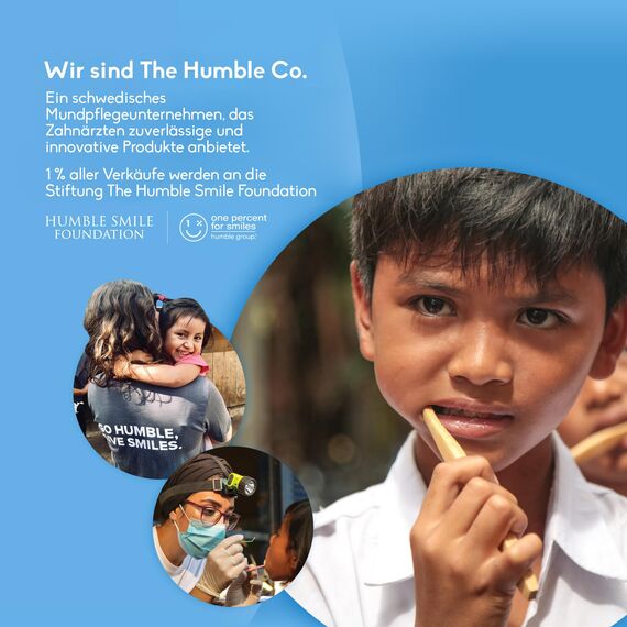 The Humble Co. Zahnbürste auf Pflanzenbasis, 5 Stück, empfindliche Borsten, umweltfreundlich, vegan für die tägliche Mundpflege, von Zahnärzten Empfohlen, 5 Farben