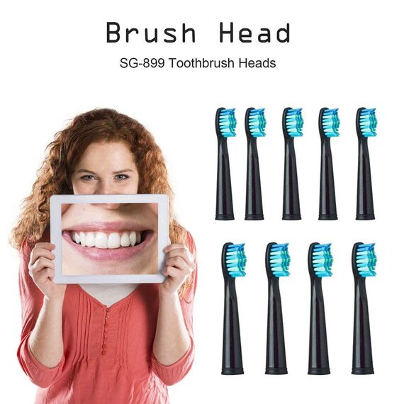 Ersatzbürsten für Fairywill D1/D3/D7/D8/FW508/FW515/FW551/ FW917/FW959/FW2011,5 Stück Ersatzbürsten Hart/Weich für Fairywill