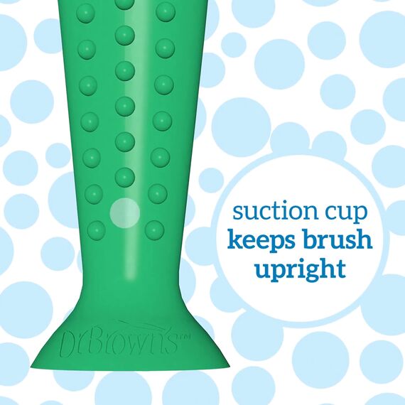 Dr. Brown's Krokodil-Zahnbürste für Kleinkinder, Grün