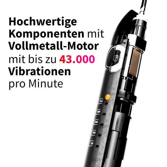 ZAHNHELD® Doppelpack, 2x elektrische Schallzahnbürsten GERO G3, inkl. 2x Bürstenköpfe & 2x Reiseetuis | Für eine sanfte & effektive Reinigung