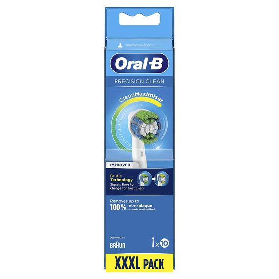 Oral-B Precision Clean Bürstenkopf mit Clean Maximiser Technologie, XXXXL 10 er Packung