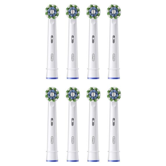 Oral-B Pro Cross Action Aufsteckbürsten für elektrische Zahnbürsten, 8 Stück
