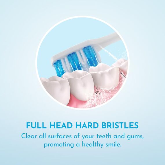 REACH Essential Care Interdentalzahnbürste – 8er Pack | Mittelharte Zahnbürsten mit Vollkopf, ergonomischer Griff, für die tägliche Zahnschmelzpflege