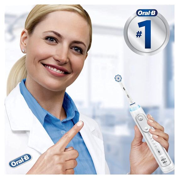 Oral-B Sensitive Clean Aufsteckbürsten für elektrische Zahnbürste, 10 Stück, sanfte Zahnreinigung, ultra-dünne Borsten, Zahnbürstenaufsatz für Oral-B Zahnbürsten