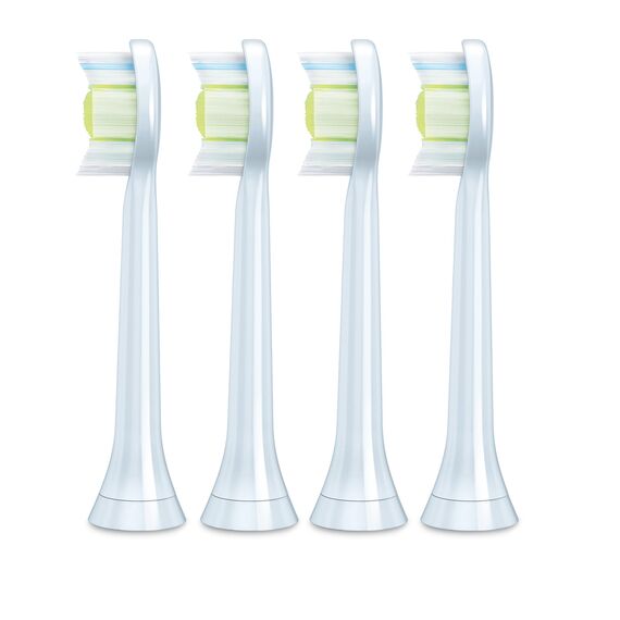 Philips Sonicare HX6064/31 Original DiamondClean Aufsteckbürsten Standard minimale Verpackung (frustfrei) weiß, 4er Pack