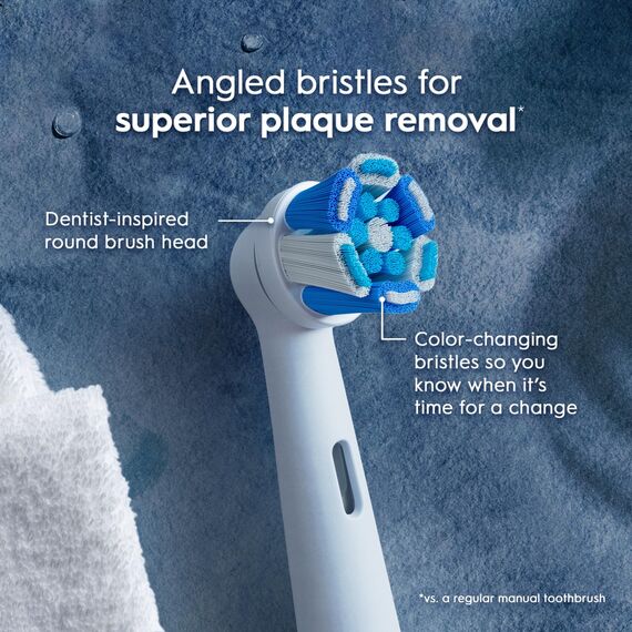 Oral-B iO Series Ultimative Clean-Ersatzbürstenköpfe für elektrische Zahnbürste von Oral-B (4 Stück), Schwarz