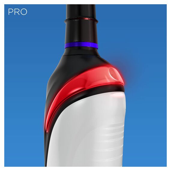 Oral-B PRO 2 2500 Elektrische Zahnbürste/Electric Toothbrush, mit 2 Putzmodi und visueller Andruckkontrolle für Zahnpflege, Design Edition mit Reiseetui, Geschenk für Sie/Ihn, schwarz