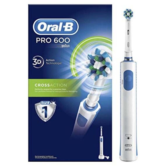 Oral-B Smart 4 4000N CrossAction Elektrische Zahnbürste, Schwarz