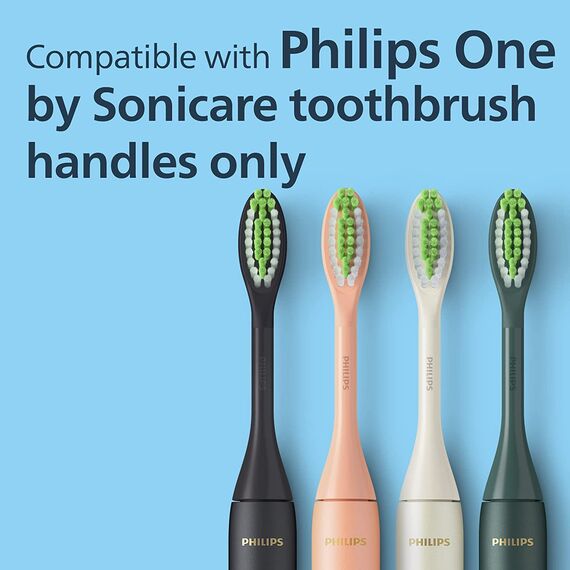 Philips One by Sonicare, 2 Bürstenköpfe, Shimmer, BH1022/05