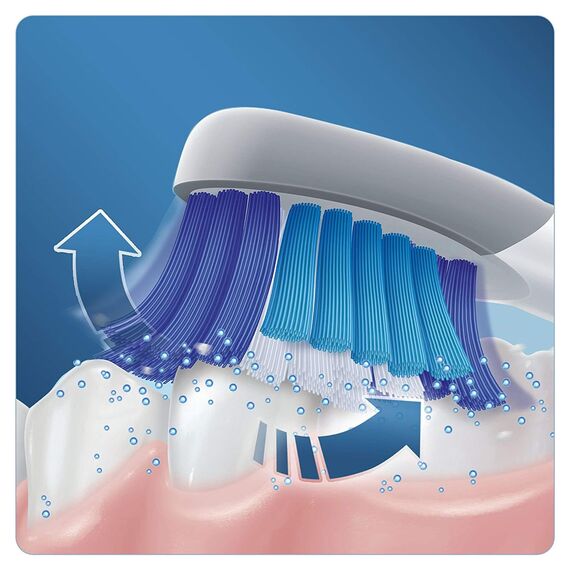 Oral-B Pulsonic Slim Luxe 4100 Elektrische Schallzahnbürste, mit Timer und zwei Aufsteckbürsten, platin