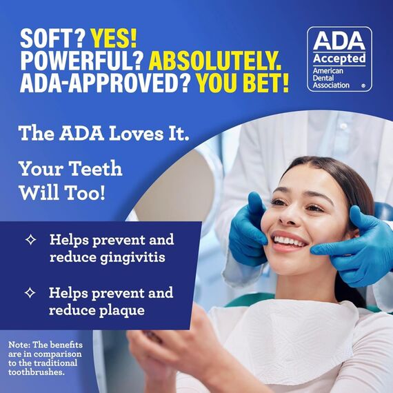 GuruNanda Butter On Gums Zahnbürste mit über 8000 Softex-Borsten, ultraweiche Borsten für empfindliches und zurückgehendes Zahnfleisch, perfekt für weißere Zähne, 6 Stück