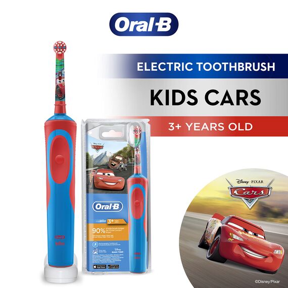 Oral-B Stages Power elektrische Zahnbürste für Kinder (Motiv Disney-Autos und -Flugzeuge)