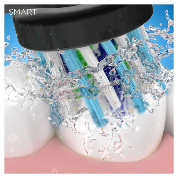 Oral-B Smart 4 4000N CrossAction Elektrische Zahnbürste, Schwarz
