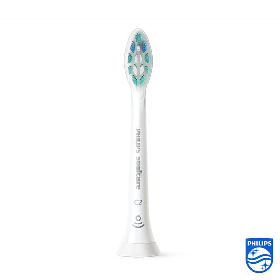 Philips Sonicare HX9022/12 Optimal Plaque Defence BrushSync Enabled b眉rstenk枚pfe, Wei脽, 2 St眉ck