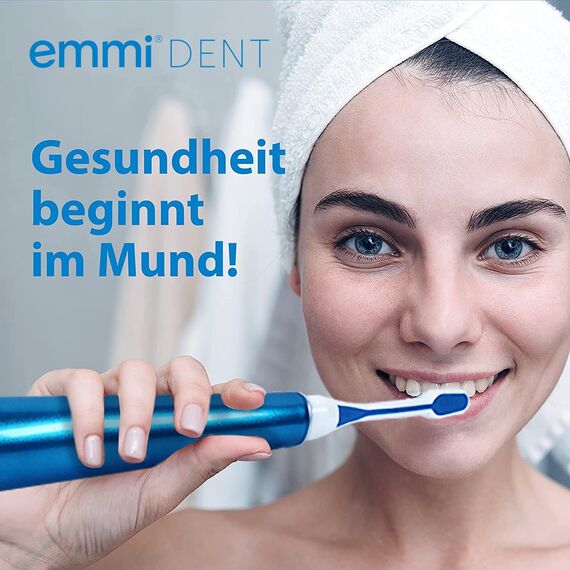 Emmi-dent Ultraschall Zahncreme "Fresh" – Pfefferminz-Geschmack – Ideal für empfindliche Zähne & Zahnfleisch – Vegan – Ohne Mikroplastik & Nanomaterialien – 5x 75 ml