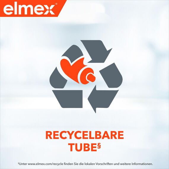 elmex Zahnpasta Junior 6-12 Jahre 75ml – medizinische Zahnreinigung mit 1400 ppm Fluoridgehalt für hochwirksamen Kariesschutz – stärkt die neuen, bleibenden Zähne