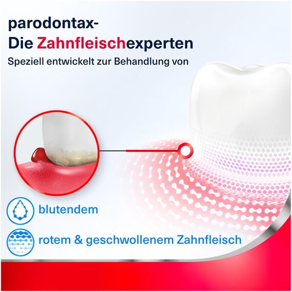 Parodontax Complete Protection Whitening Zahnpasta, 1x 75ml, Zahncreme bei Zahnfleischproblemen