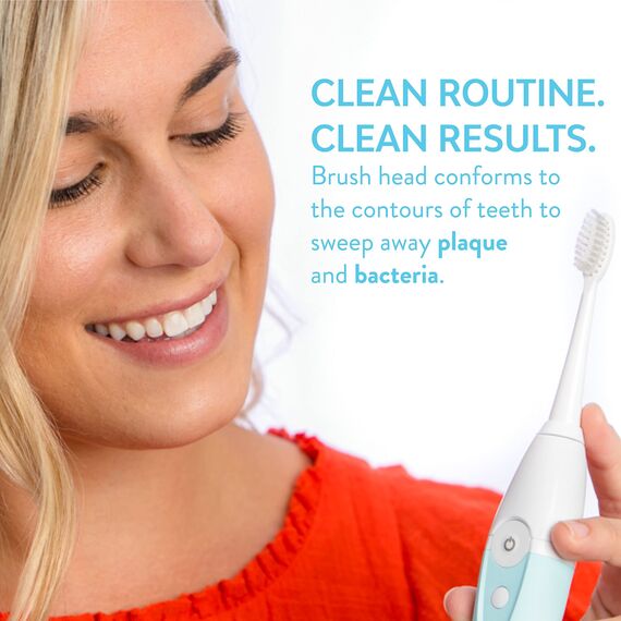 TAO Clean Sonic Ersatzköpfe für elektrische Zahnbürste (3er-Pack) - Super Nova White - Ersatzköpfe für die Tao Clean elektrische Zahnbürste und Dockingstation