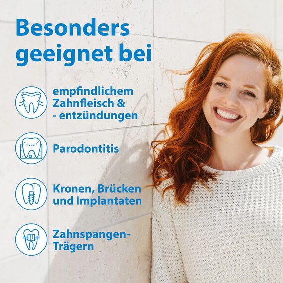 emmi-dent Ultraschall Zahncreme „Nature“ I Ideal für empfindliche Zähne und Zahnfleisch I Frei von Mikroplastik & Nanomaterialien I Vegan & glutenfrei I 3x 75 ml