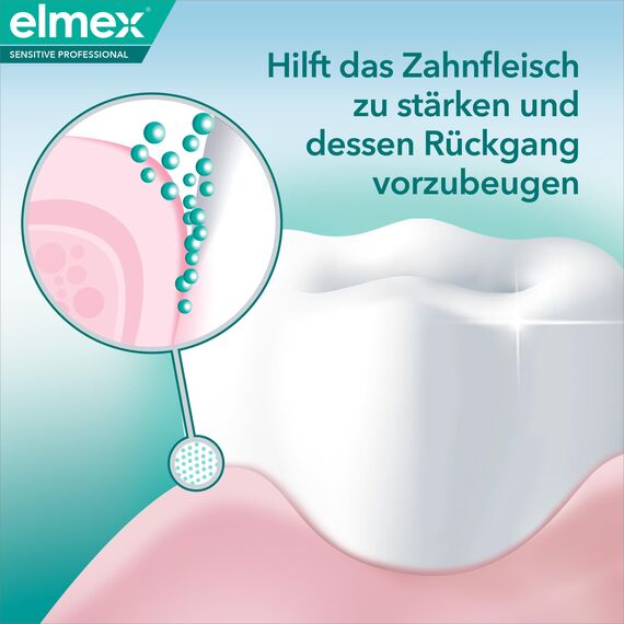 elmex Zahnpasta Sensitive Professional Repair & Prevent 75 ml – medizinische Zahnreinigung für sofortigen*, anhaltenden Schutz – beugt Zahnfleischrückgang & neuen Schmerzen vor