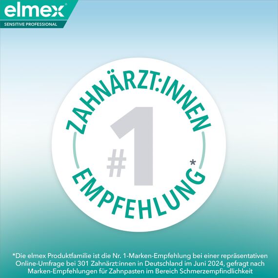 elmex Zahnpasta Sensitive Professional Repair & Prevent 75 ml – medizinische Zahnreinigung für sofortigen*, anhaltenden Schutz – beugt Zahnfleischrückgang & neuen Schmerzen vor